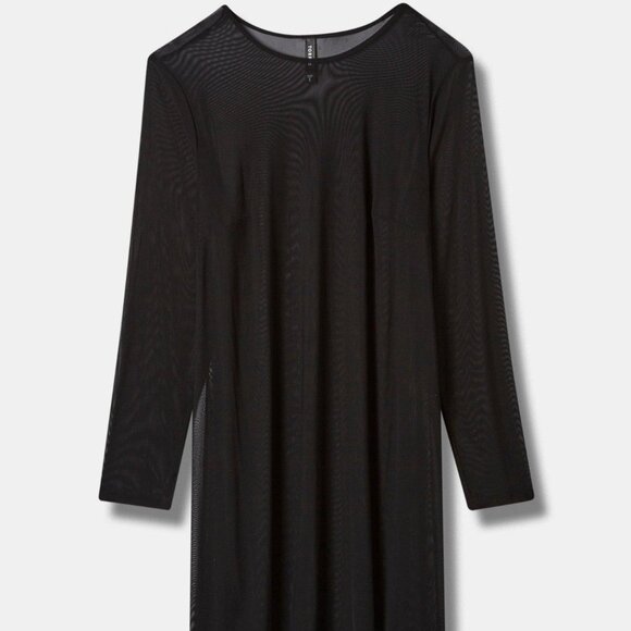 ❤️NWT VINTAGE TORRID SWIM COVER DRESS - MESH SEMI SHEER BEACH COVERUP PLUS SIZE - Picture 10 of 12